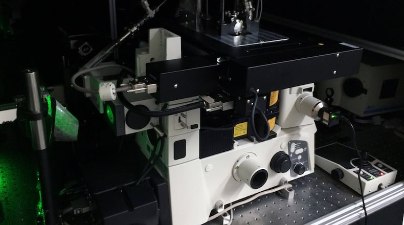 The Air Force Research Laboratory’s Autonomous Research System uses artificial intelligence and machine learning as part of a closed loop, automated scientific research process. The ARES platform is part of a next-generation research movement focused on human-machine partnering to create the next generation of materials for Air Force technology. (U.S. Air Force photo/David Dixon)