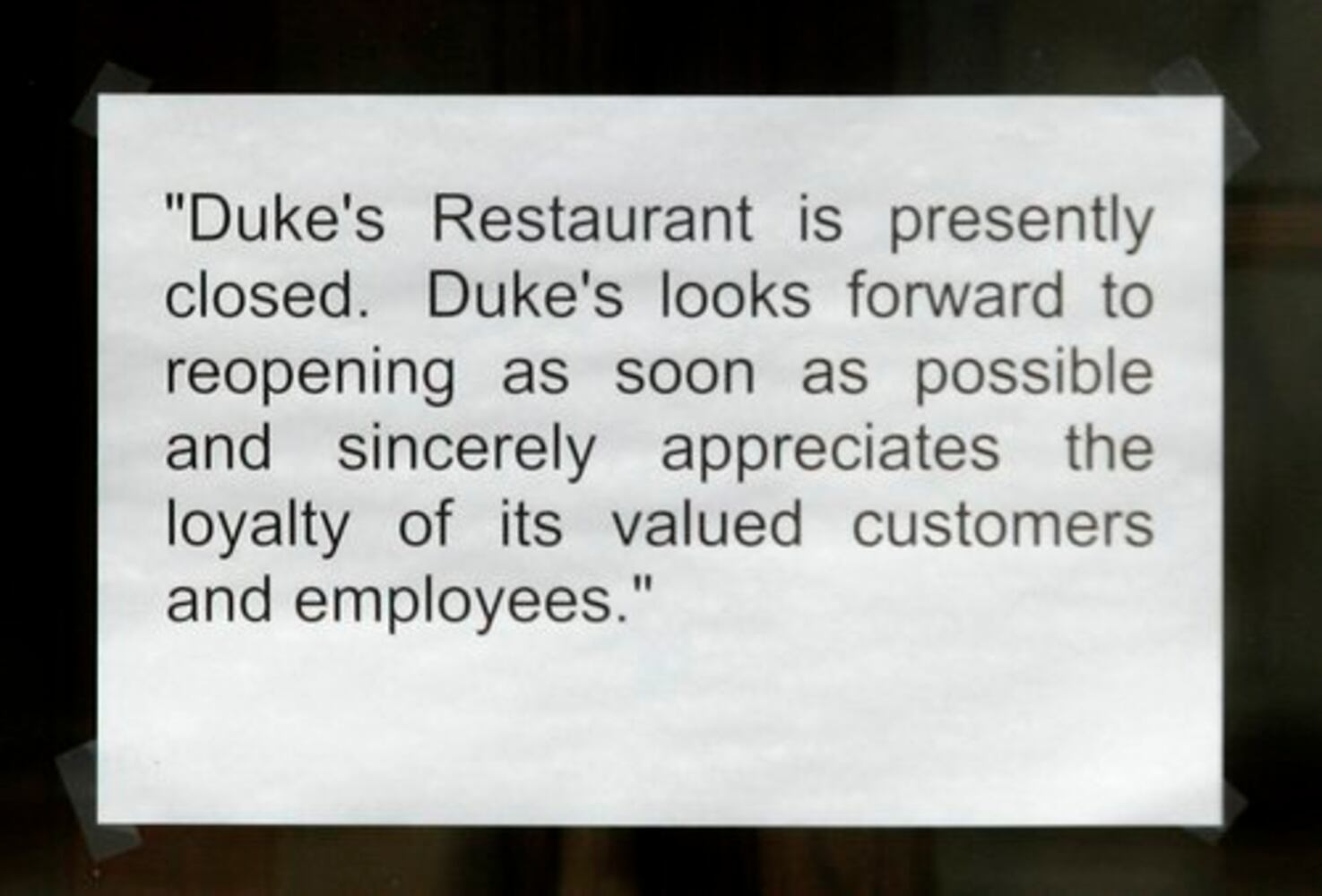 Duke's restaurant in West Carrollton