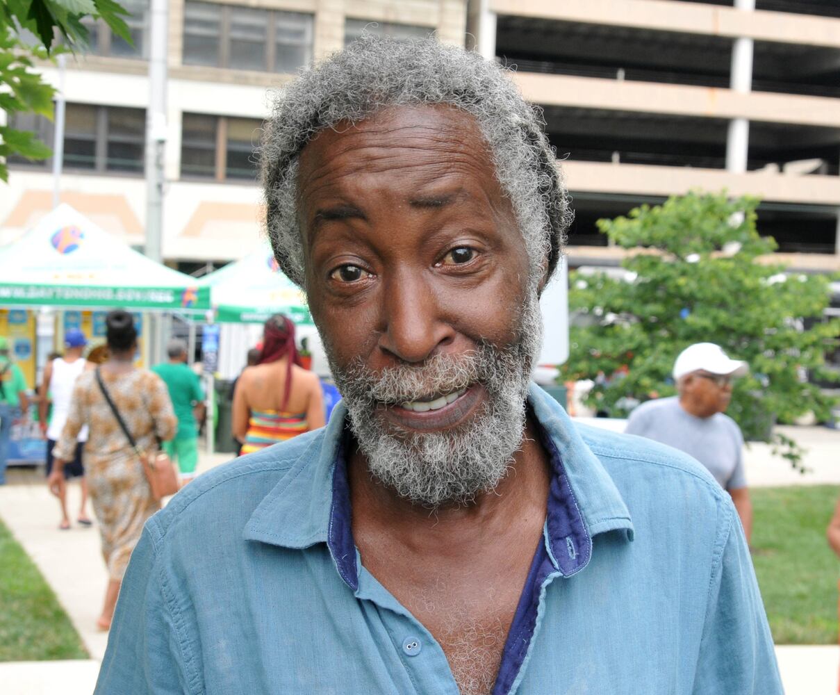 Did we spot you at the Dayton "Blues" Festival?
