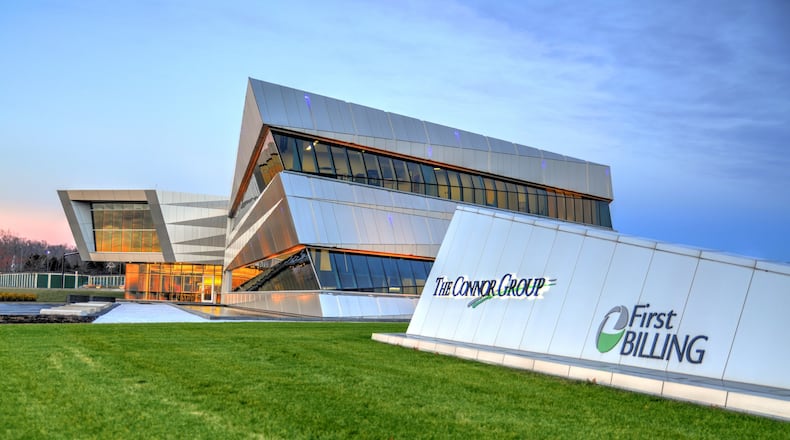 The Connor Group/First Billing Services headquarters building in Miami Twp. off Ohio 741. CONTRIBUTED
