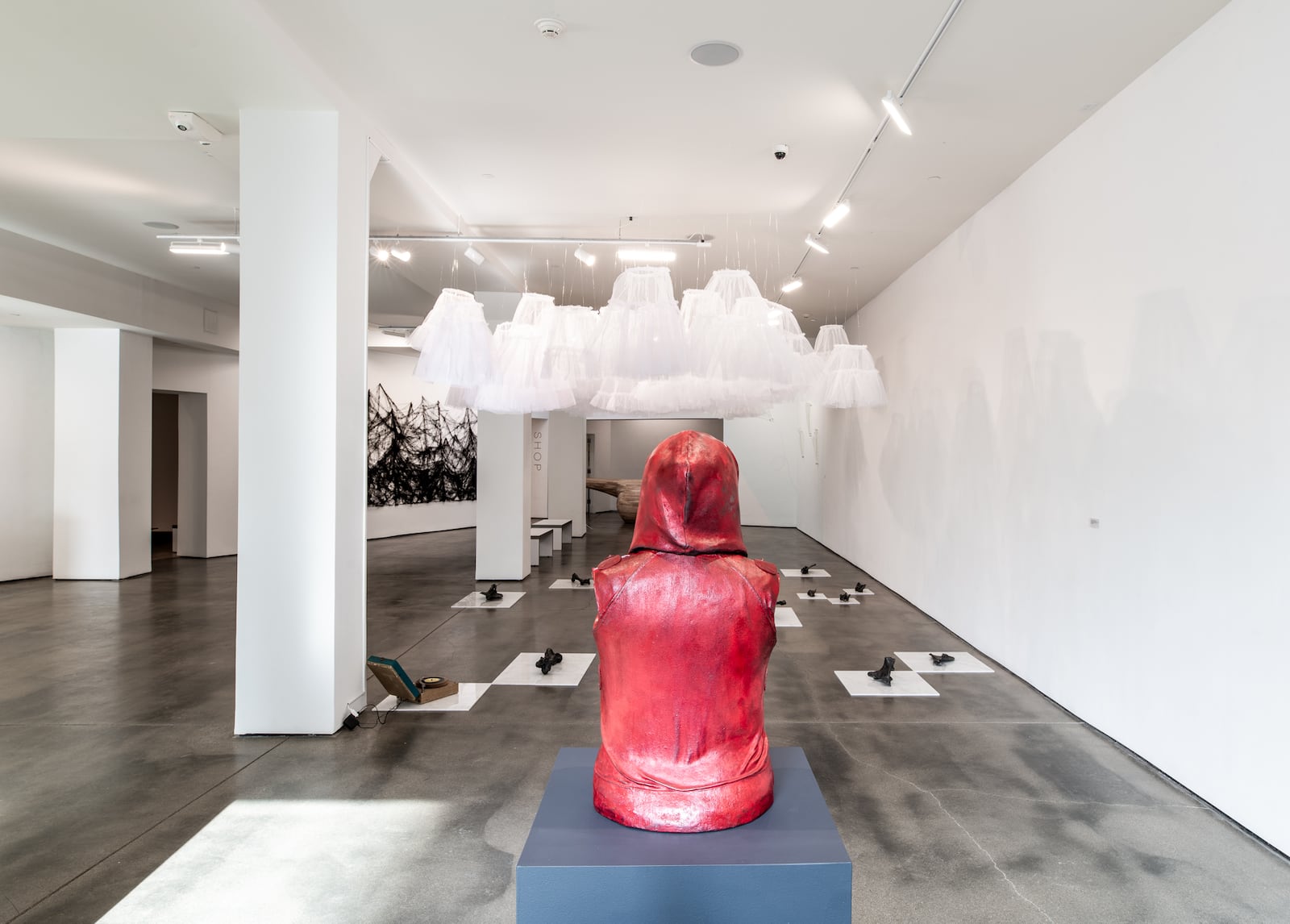 The Contemporary Dayton's "Lightness and Weight" exhibit, created by Susan Byrnes. CONTRIBUTED