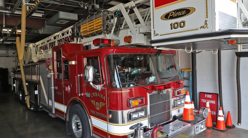 An Urbana Fire Division truck. BILL LACKEY/STAFF