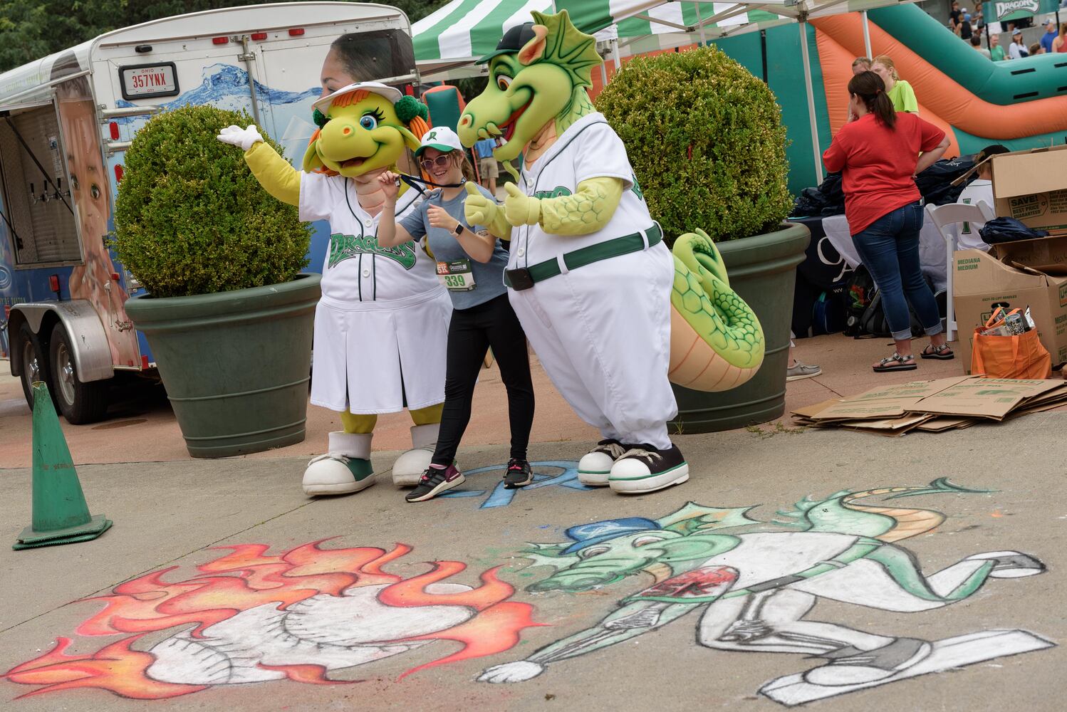 PHOTOS: Did we spot you running in the Dragons 5K at Day Air Ballpark?