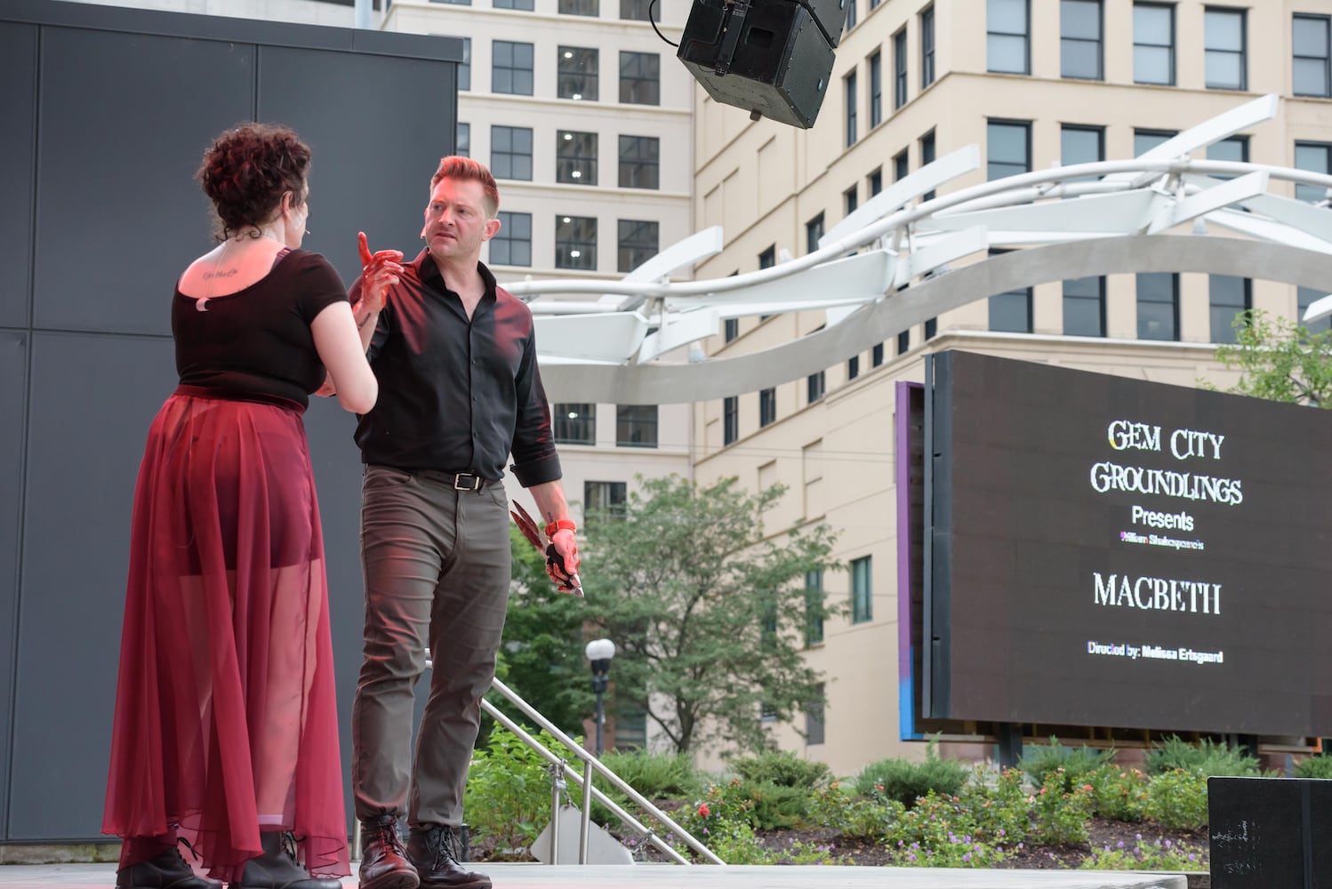 PHOTOS: Gem City Groundlings presents Macbeth at Levitt Pavilion
