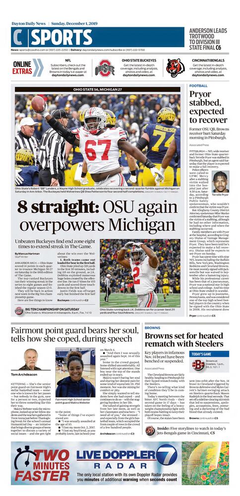 Ohio State Football pages