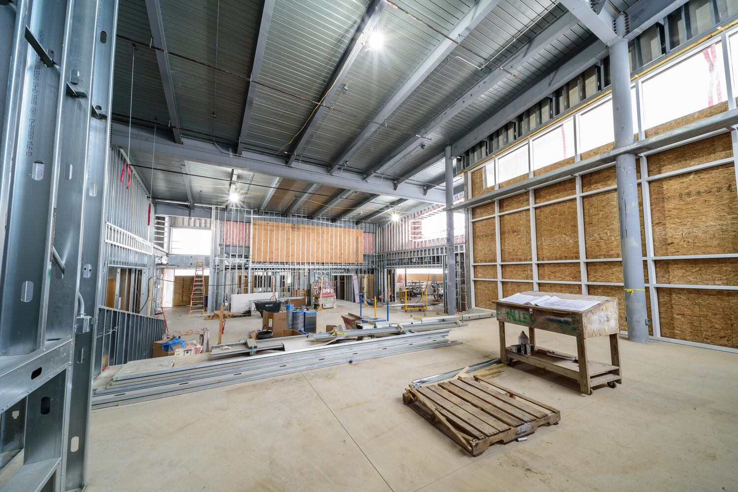 PHOTOS: A look at construction at the Dayton Metro Library’s new Huber Heights Branch