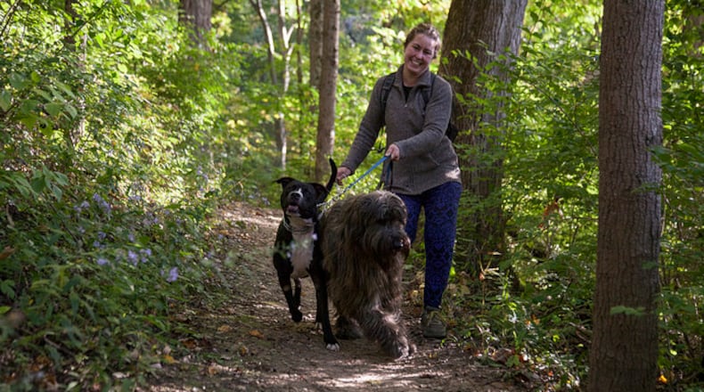 Hiking in Taylorsville. PHOTO / Jan Underwood, for Five Rivers MetroParks