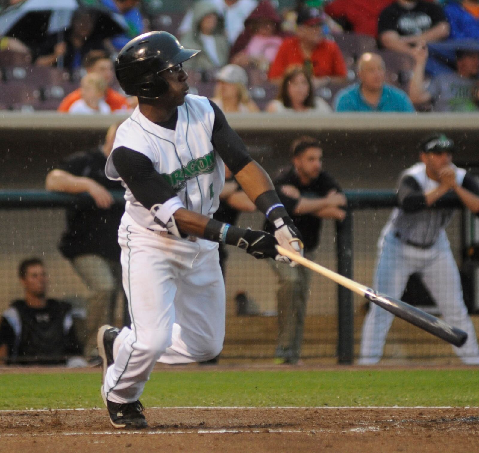 Dragons second baseman Shed Long. The Lansing Lugnuts (Blue Jays) defeated the Dayton Dragons 6-0 at Fifth Third Field on Wednesday, June 1, 2016. MARC PENDLETON / STAFF