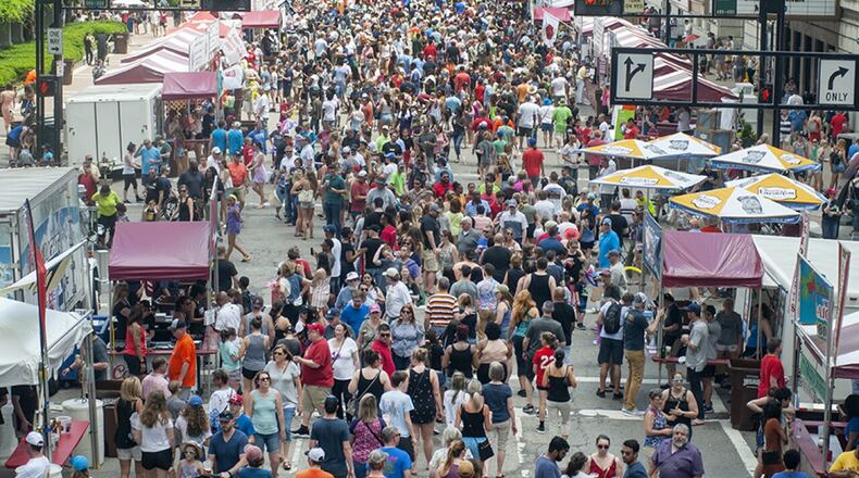 File photo: The Taste of Cincinnati kicked off along Fifth Street on May 25, 2019. JOSEPH FUQUA II/FOR WCPO