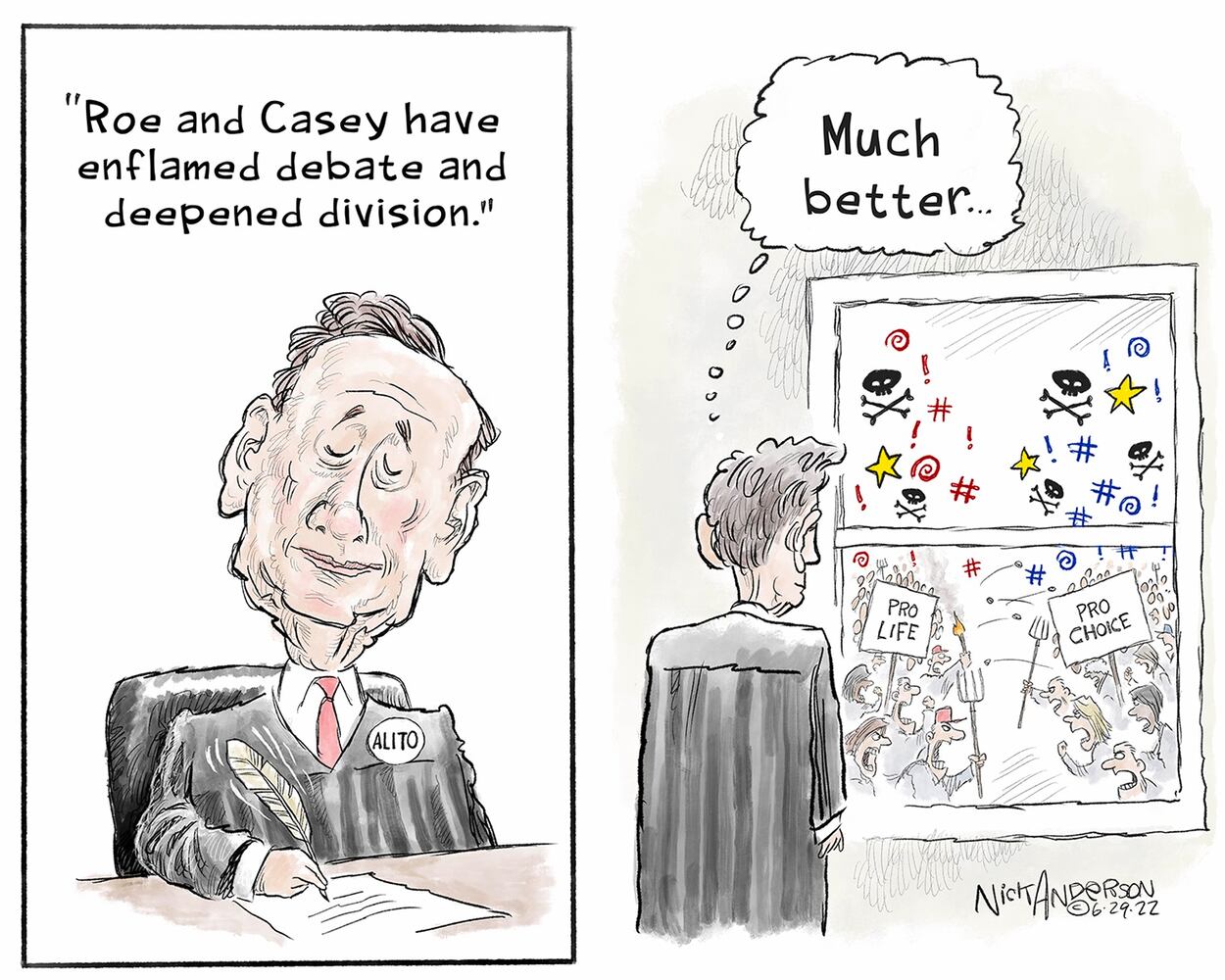 WEEK IN CARTOONS: Supreme Court decisions, Jan. 6 hearings and more
