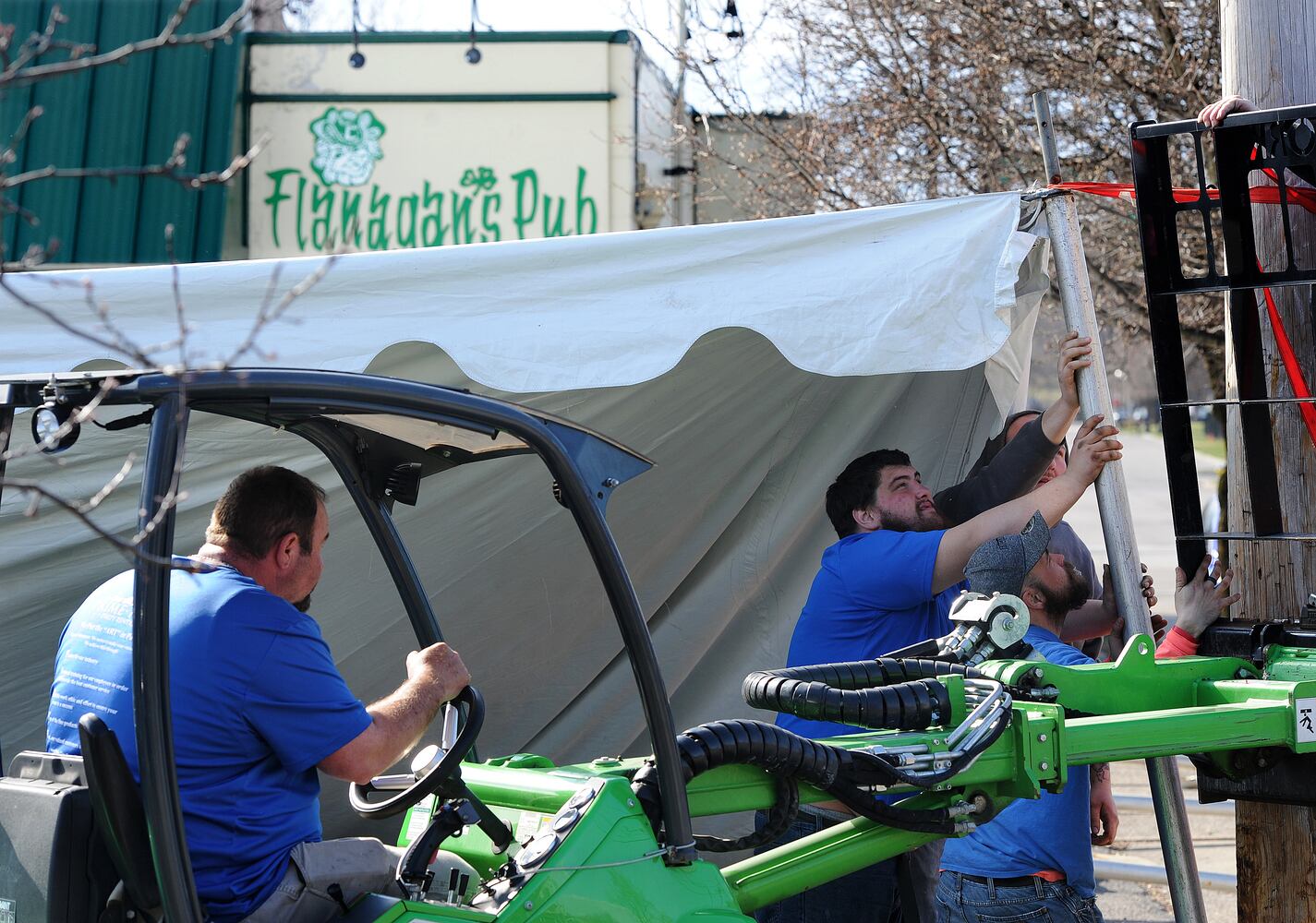 St. Patrick setup