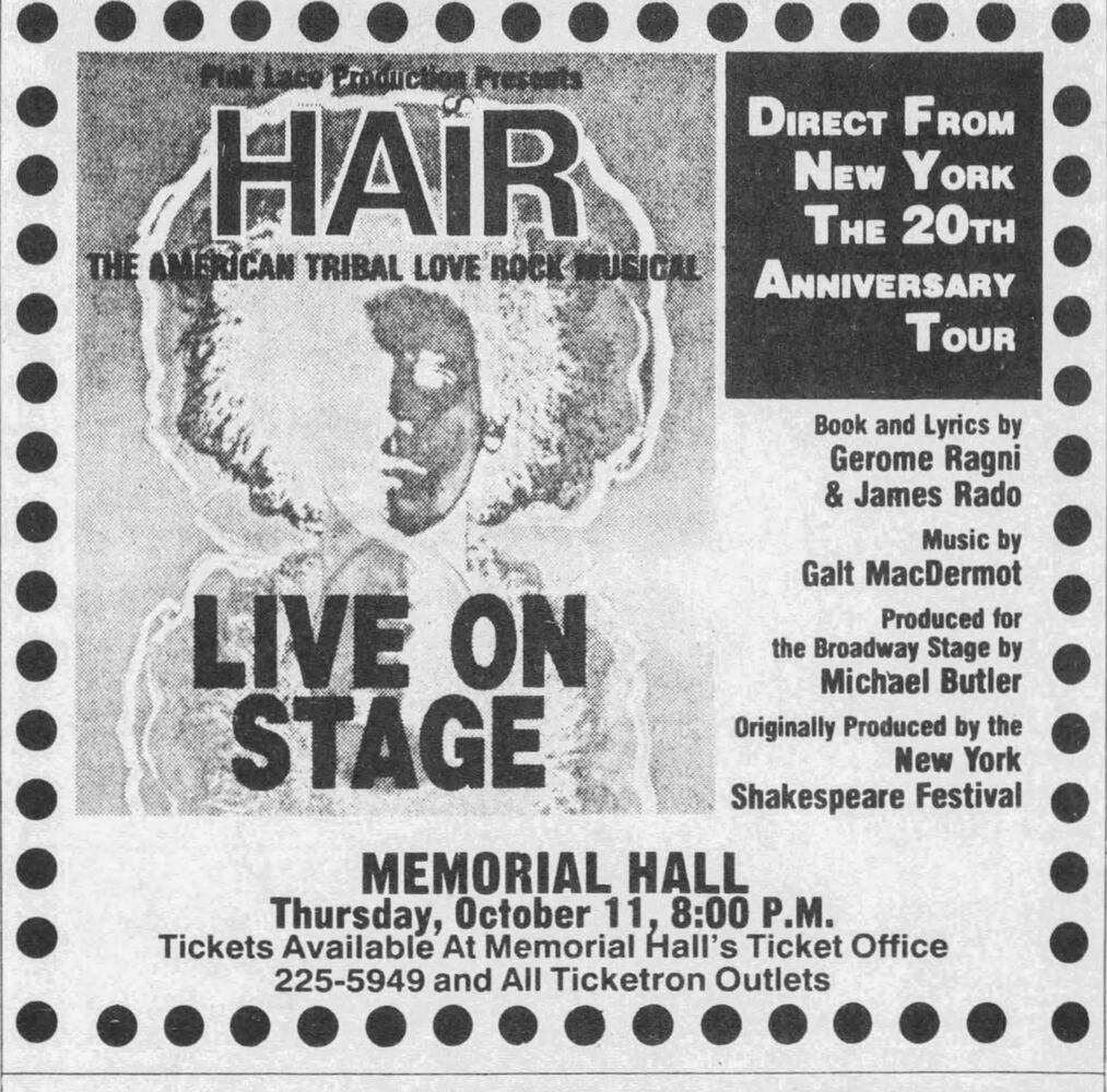 Memorial Hall concerts and shows