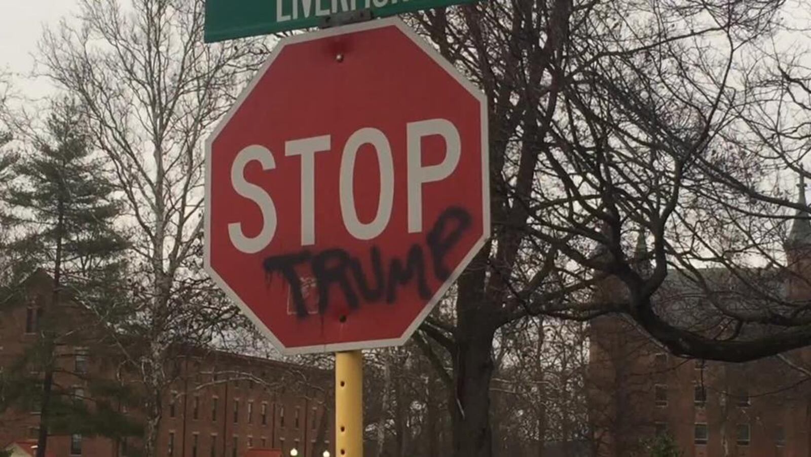 Yellow Springs police are searching for suspects after more than 30 stop signs were recently vandalized. The graffiti started to appear on signs last year, and has increased in the past few weeks, according to officials. STAFF