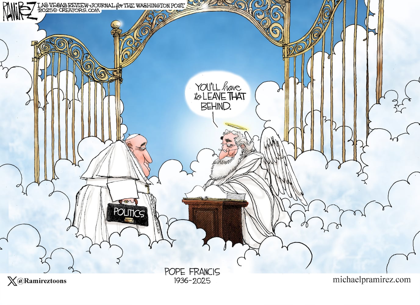 CARTOONS: Michael Ramirez, April 27, 2025