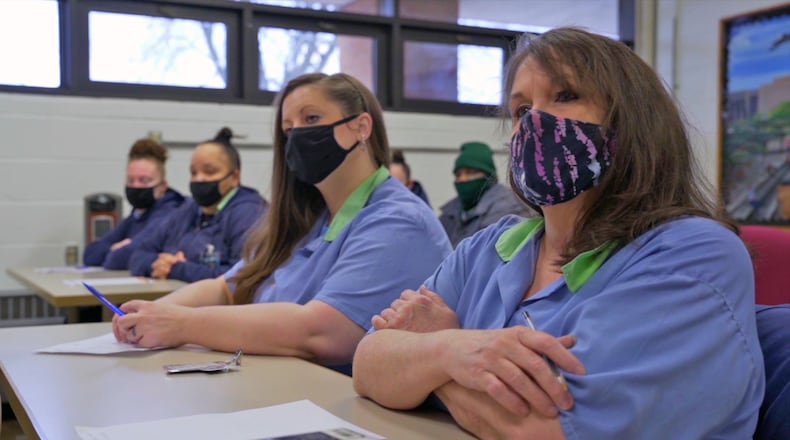 Women in Dayton Correctional Institution, a local women's prison, are able to take classes through Sinclair Community College and earn certificates and up to two associate's degrees. The program is in all the adult prisons in the state and six juvenile detention centers. Photo Courtesy Sinclair Community College.