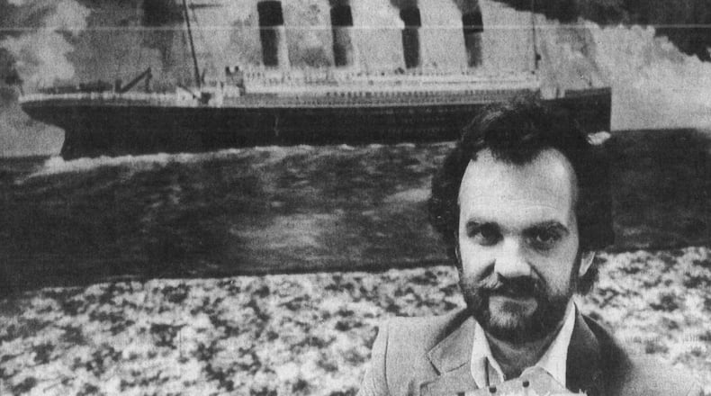 Dayton Daily News photo of the former Titanic museum in Sidney, Ohio from March 14, 1987.