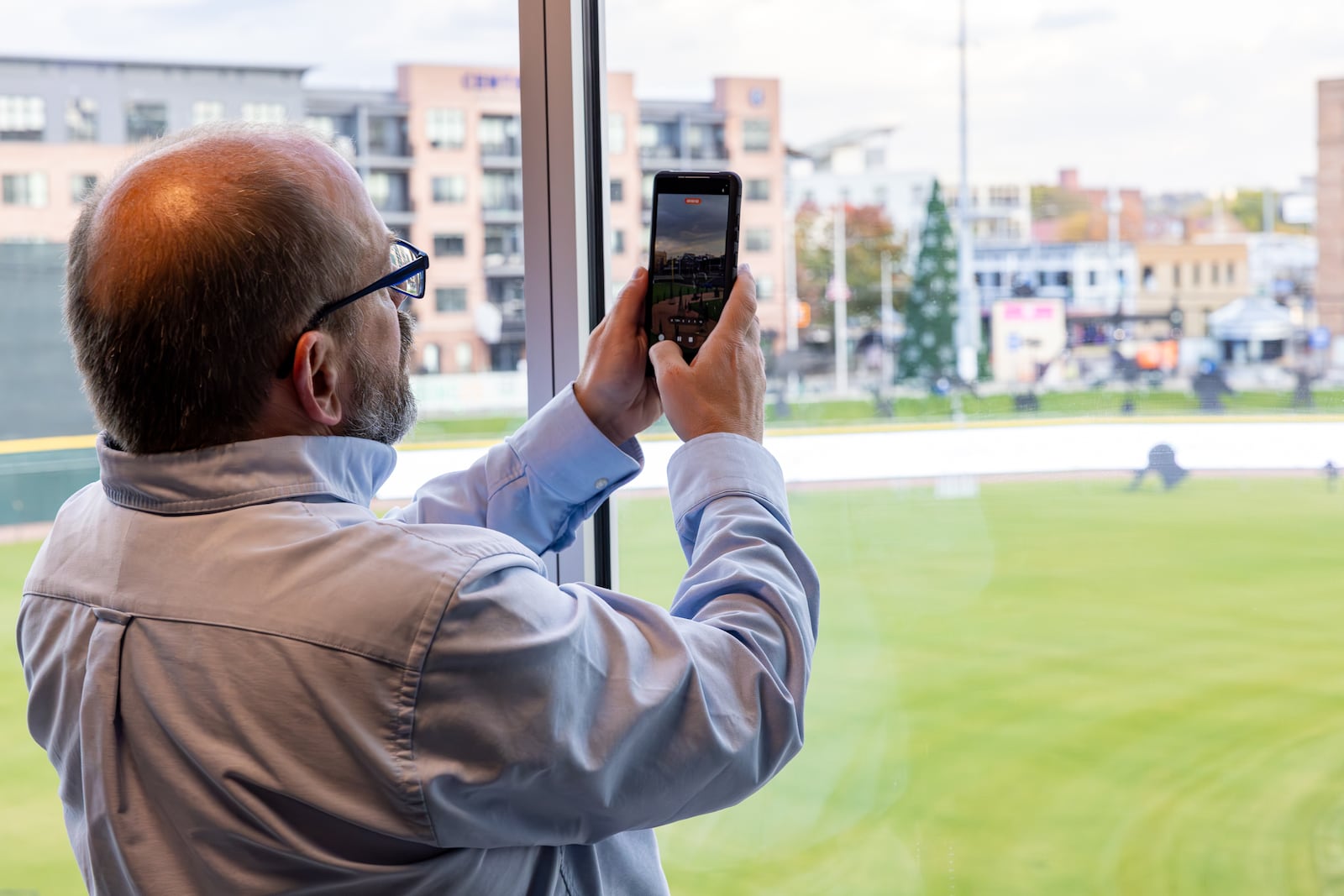 The Dayton Dragons held a ribbon cutting ceremony and open house on Wednesday, Nov. 5 for the Diamond Club at Day Air Ballpark. The 5,000-square-foot venue can seat 75 to 200 guests. The organization is using the venue as a year-round event center for weddings, celebrations and business gatherings. BRYANT BILLING/STAFF