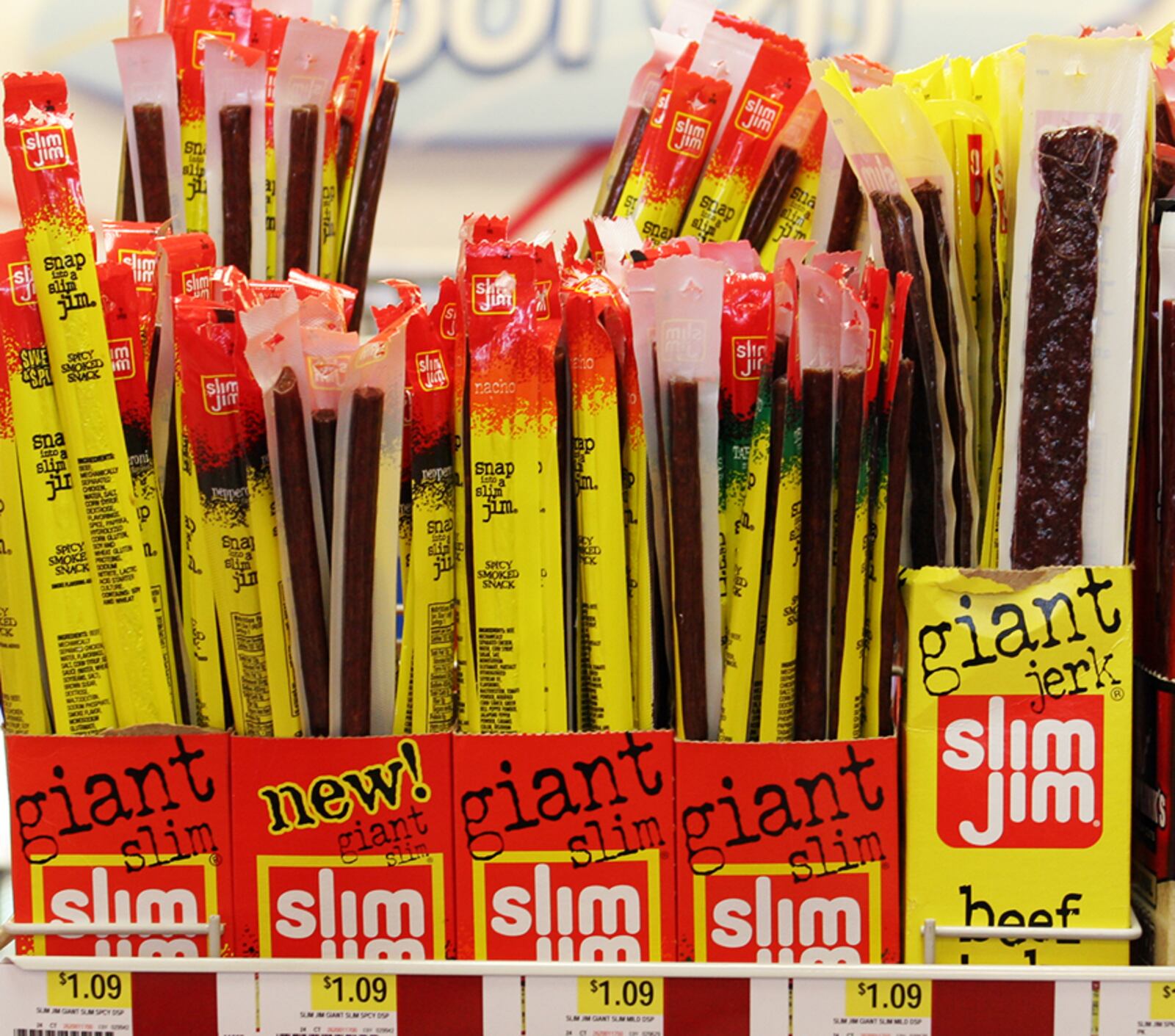 Slim Jim, a popular meat snack, is made in Troy. Staff photo by Skip Peterson