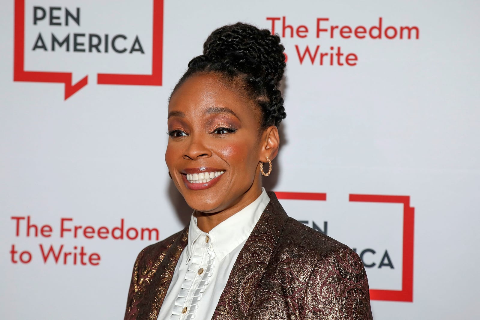 Comedian Amber Ruffin attends the PEN America Spring Literary Gala at The American Museum of Natural History on Thursday, May 15, 2025, in New York. (Photo by Andy Kropa/Invision/AP)