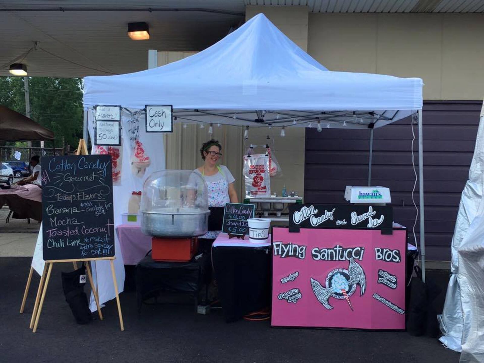 The Flying Santucci Bros. Gourmet Cotton Candy can be found at various locations around Dayton. CONTRIBUTED PHOTO
