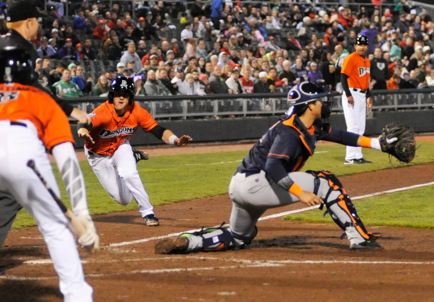 PHOTOS: Dragons vs. Hot Rods (Fri., April 5)