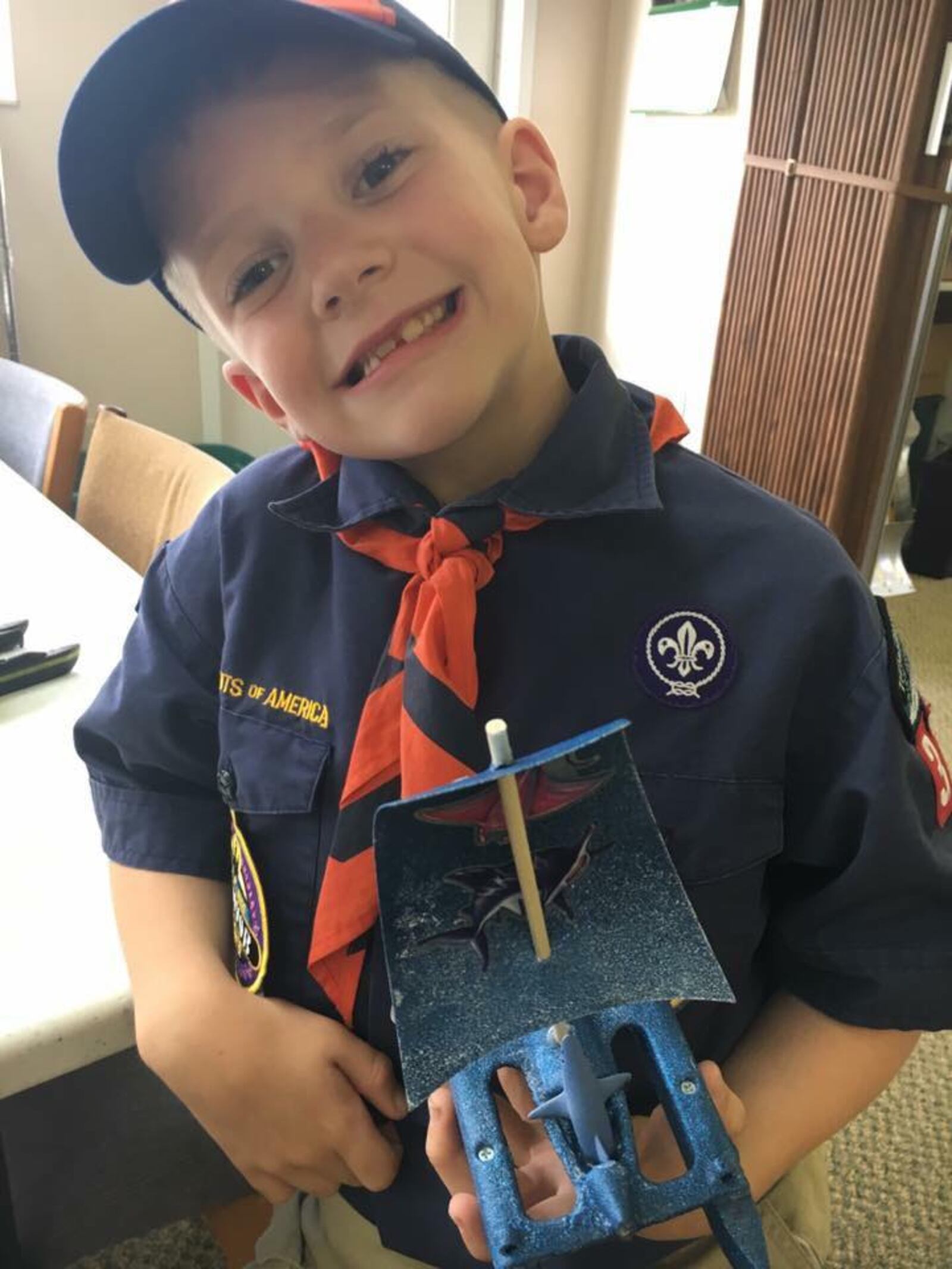 Collin Schaefer wants to collect 1,000 card for Dayton Children's Hopsital.