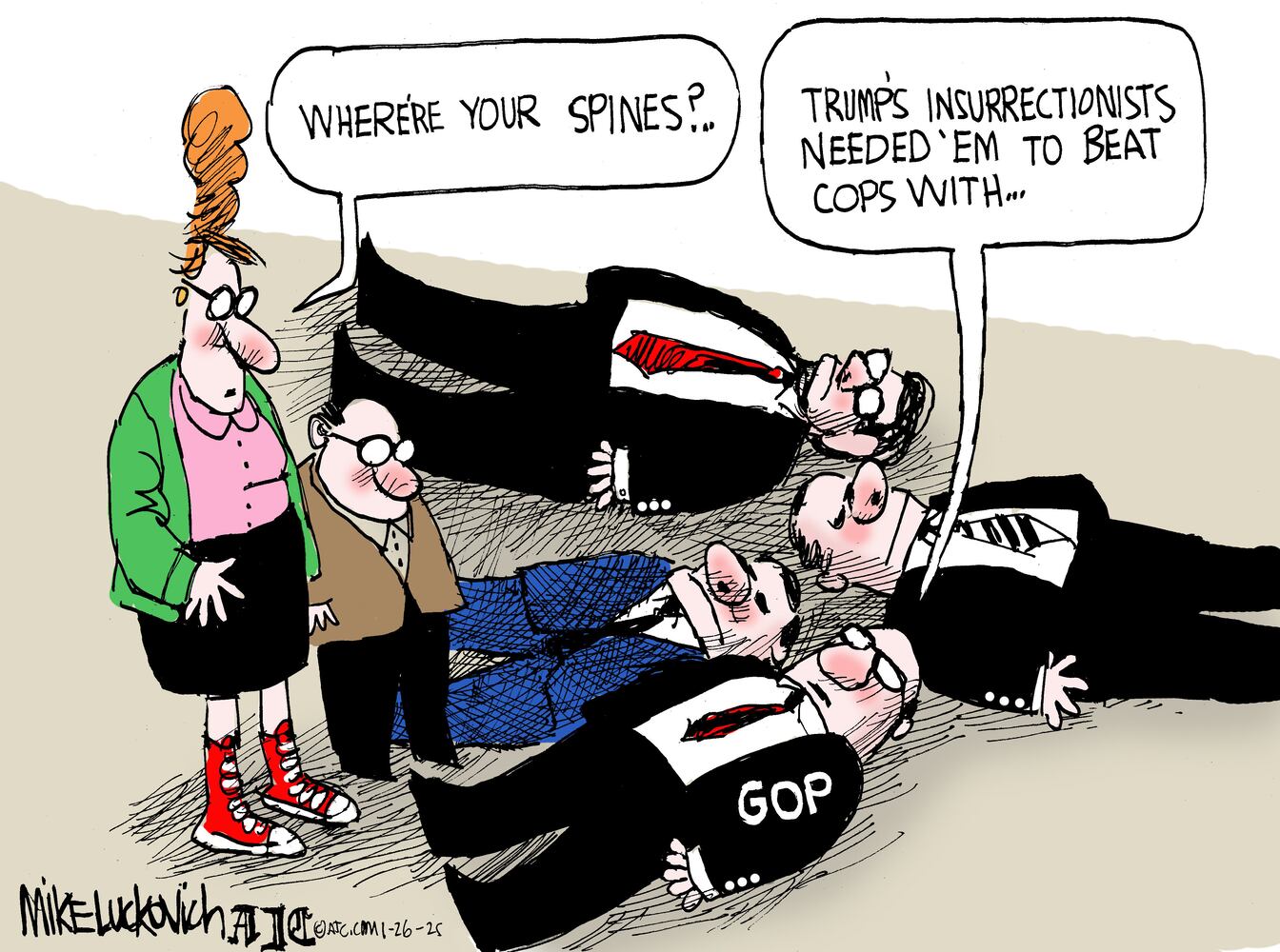 CARTOONS: Mike Luckovich, Jan. 31, 2025