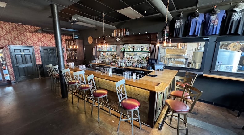 A view of the Van Buren Room bar inside the Belle of Dayton CONTRIBUTED
