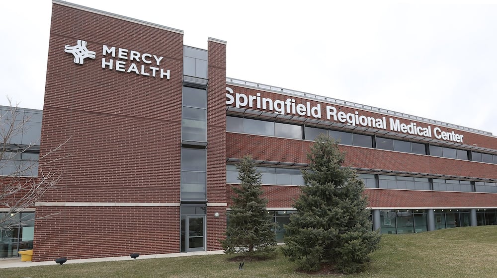 Mercy Health - Springfield Regional Medical Center, 100 Medical Center Dr., Springfield. The Mercy Health - Springfield branch recently acquired two locations in Fairborn geared toward occupational health services and primary care services. BILL LACKEY/STAFF FILE