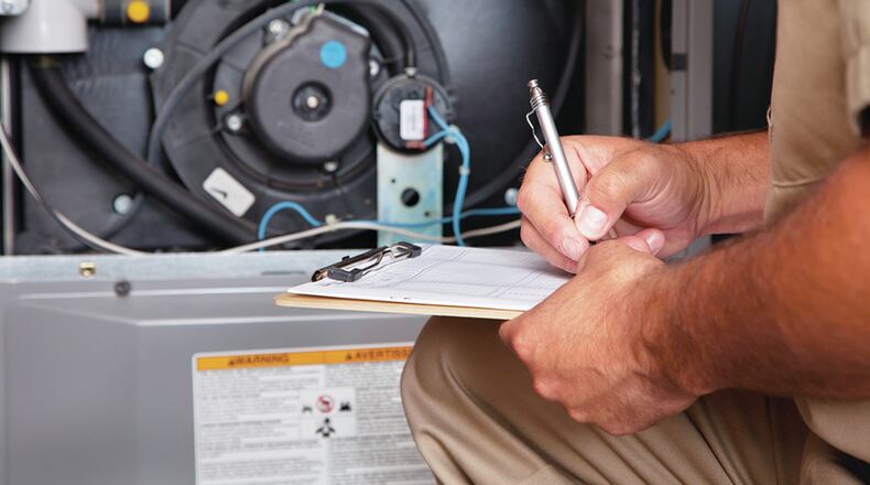 While auditing the 88th Medical Center, 8th Civil Engineer Group personnel noted exactly how clean the mechanical rooms were, something that greatly contributes to the energy efficiency of the equipment that operates in those environments. (Metro News Service photo)