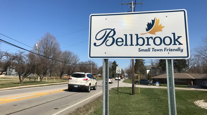 City of Bellbrook sign. TREMAYNE HOGUE / HOGUE