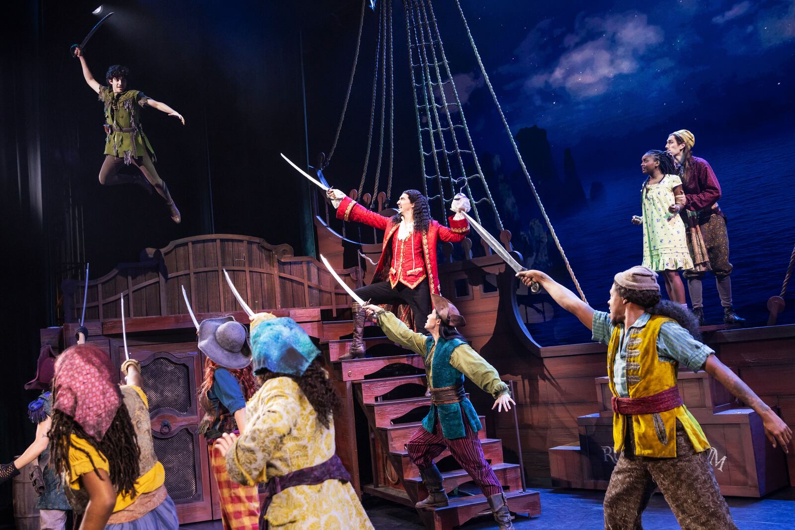 Rick Sordelet is the co-fight director of "Peter Pan."