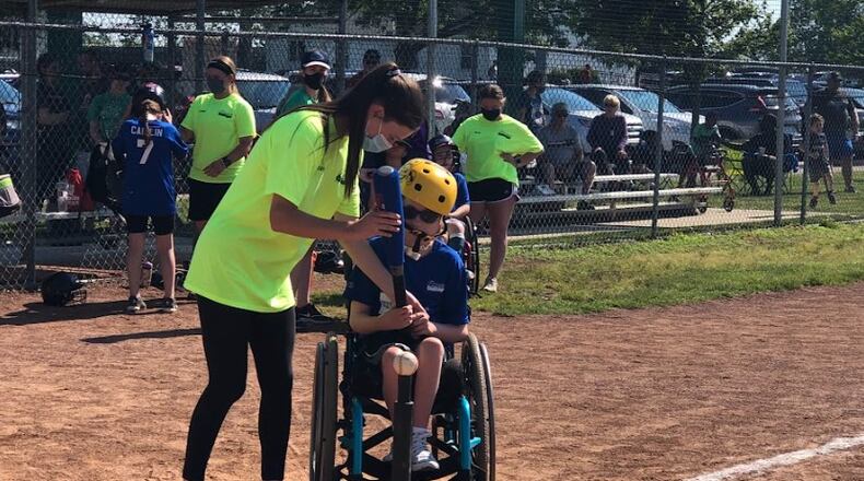 Players and coaches with the Mason Challenger League will play in 2024 at the new Adaptive Ball Fields at Makino Park. The Adaptive Ball Fields are designed to be used by players who use mobility devices such as wheelchairs or walkers, those who have difficulty running, those who have developmental disabilities. MASON CHALLENGER LEAGUE/CONTRIBUTED