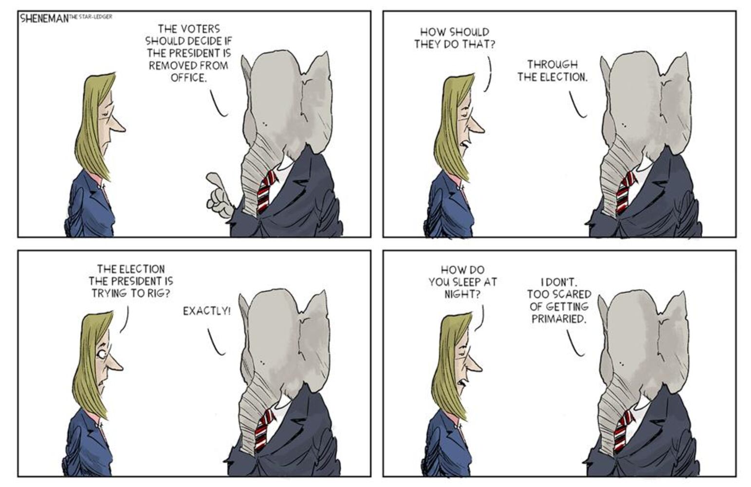 Week in cartoons: Iowa caucus, impeachment acquittal and more