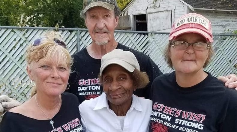 Angie Jones LeBlanc, left, with other Memorial Day 2019 volunteers.