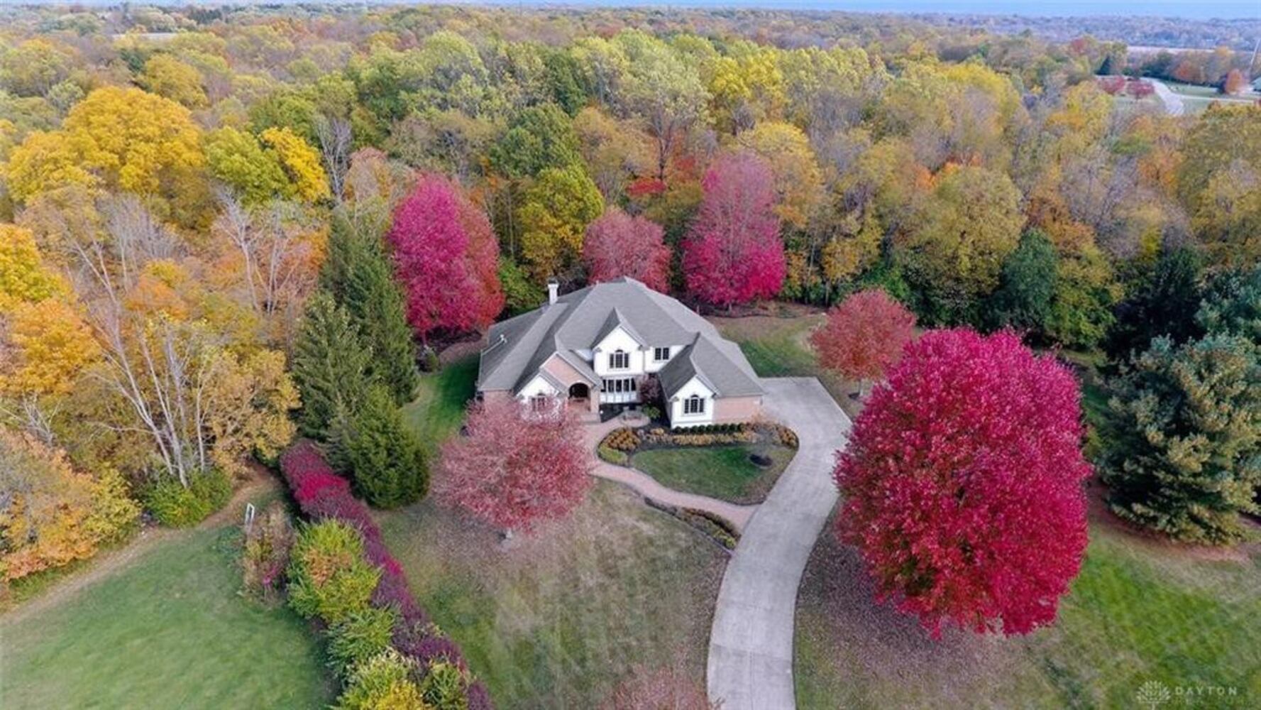 French country-style home offers grand social areas