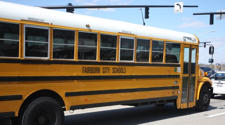 Several Fairborn City Schools bus routes have been cancelled this week due to driver illnesses, according to the district. FILE