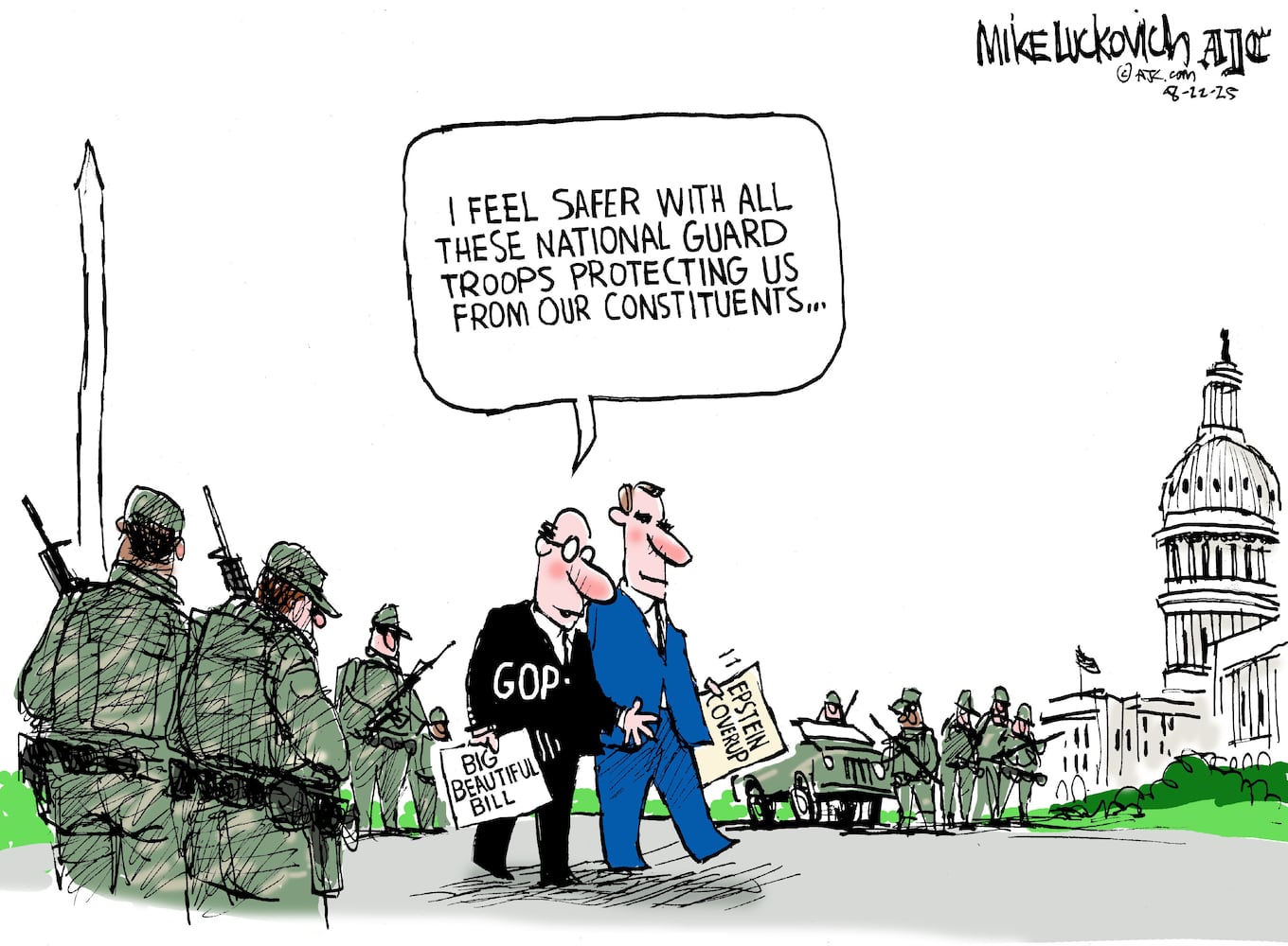CARTOONS: Mike Luckovich, Aug. 28, 2025