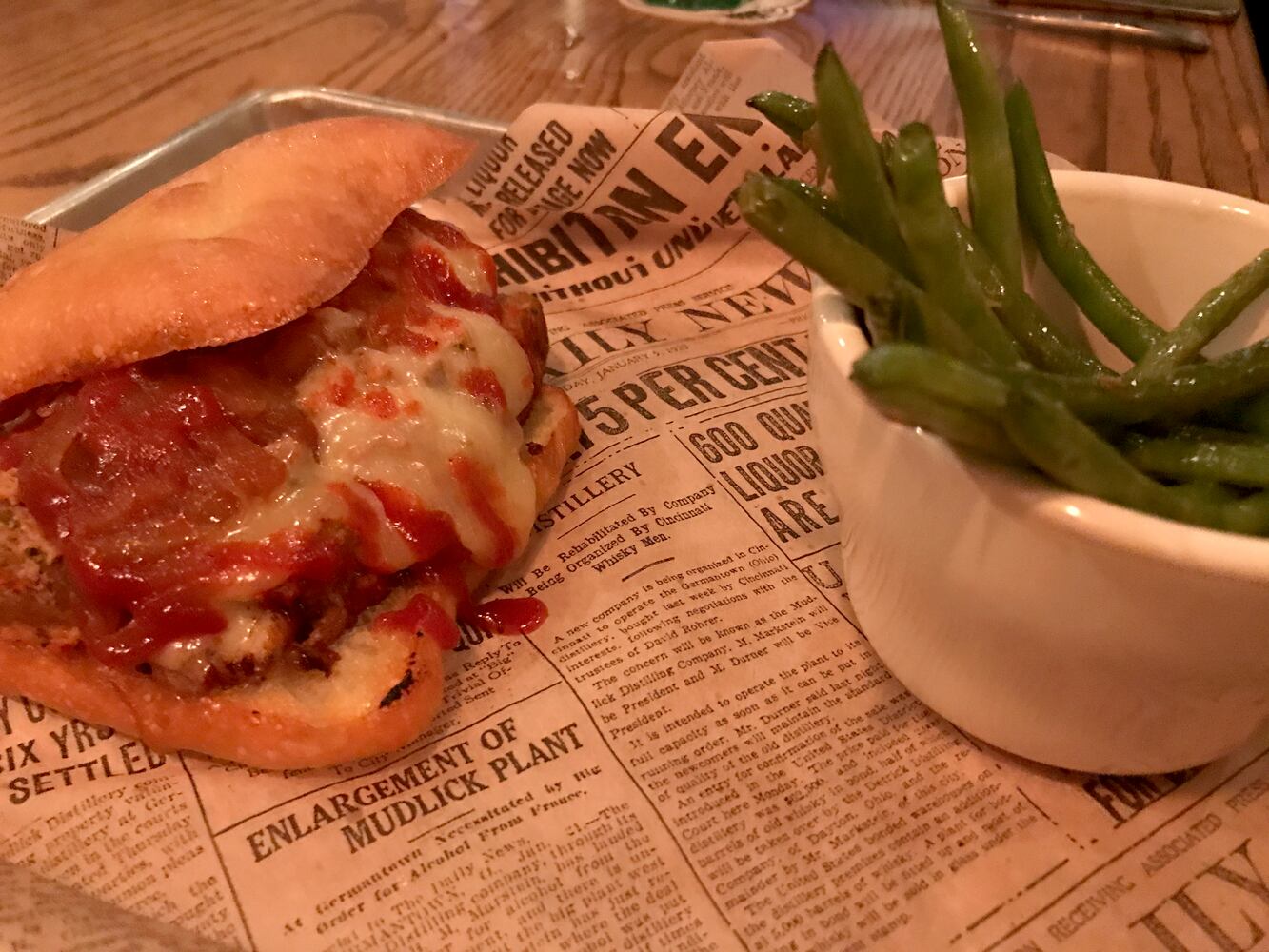 Mudlick Tap House's food