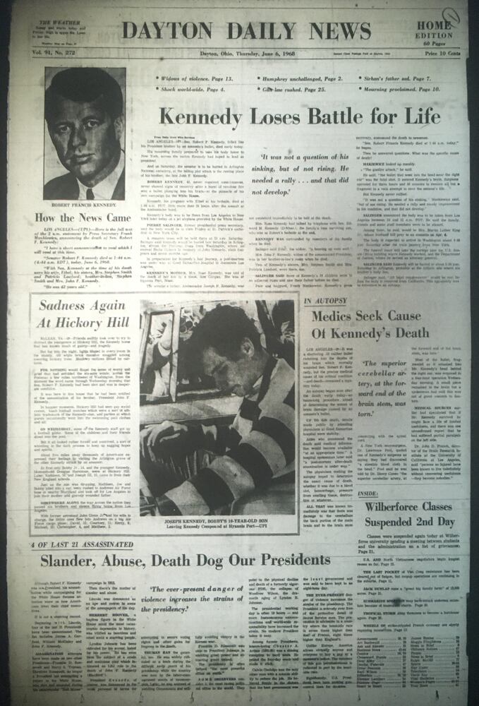 Robert F. Kennedy news coverage
