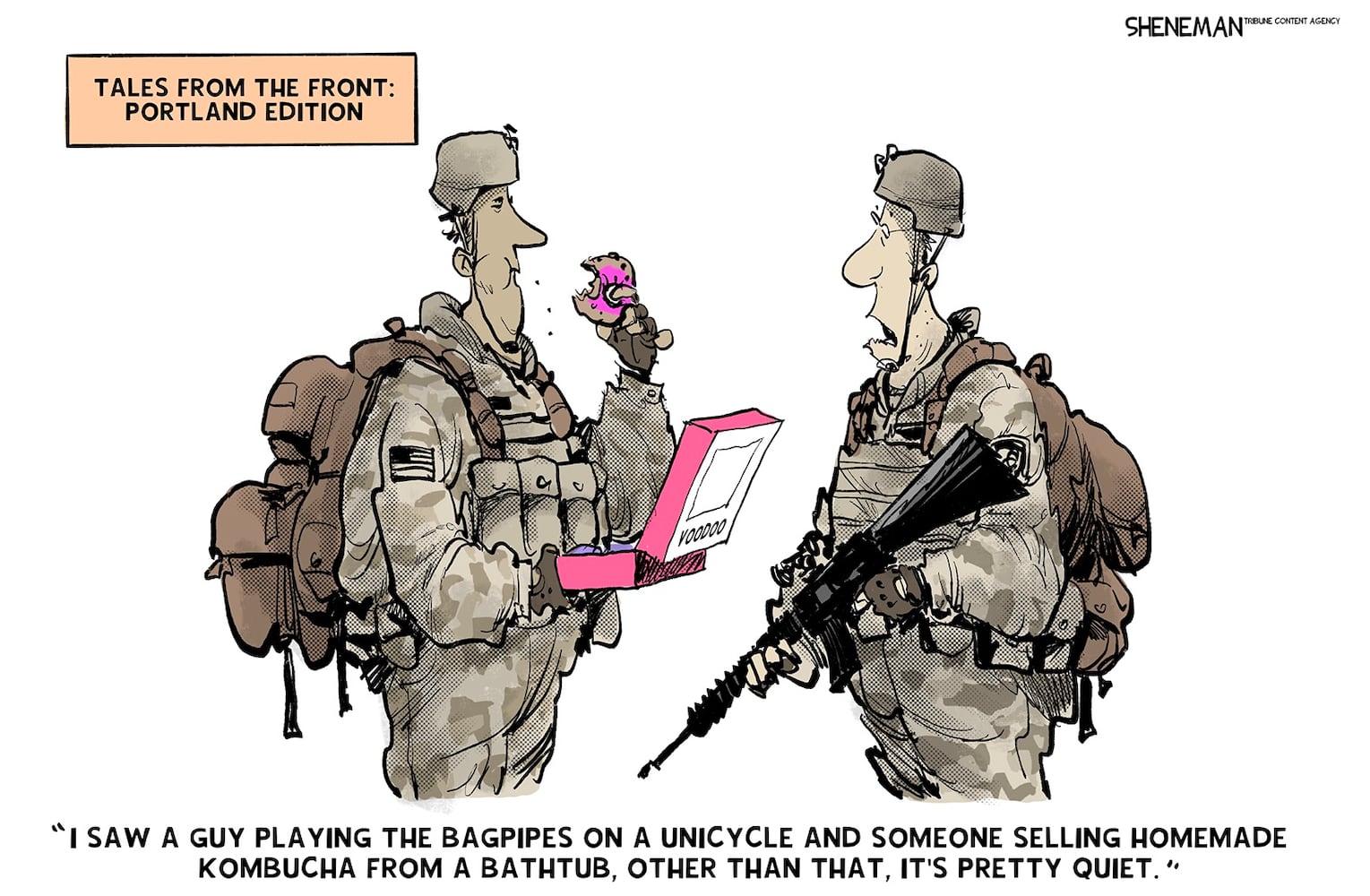 CARTOONS: Drew Sheneman, Oct. 11, 2025
