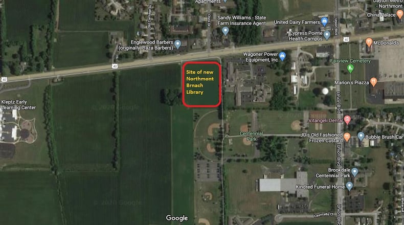 Dayton Metro Library officials announced on Thursday that the organization has purchased six acres of land at a cost of approximately $55,000 per acre in Englewood for the new location of the Northmont Branch Library.