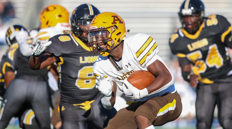 Alter defeated Meadowdale 35-0 at Welcome Stadium on Thursday, Aug. 31, 2023. Michael Cooper/CONTRIBUTED