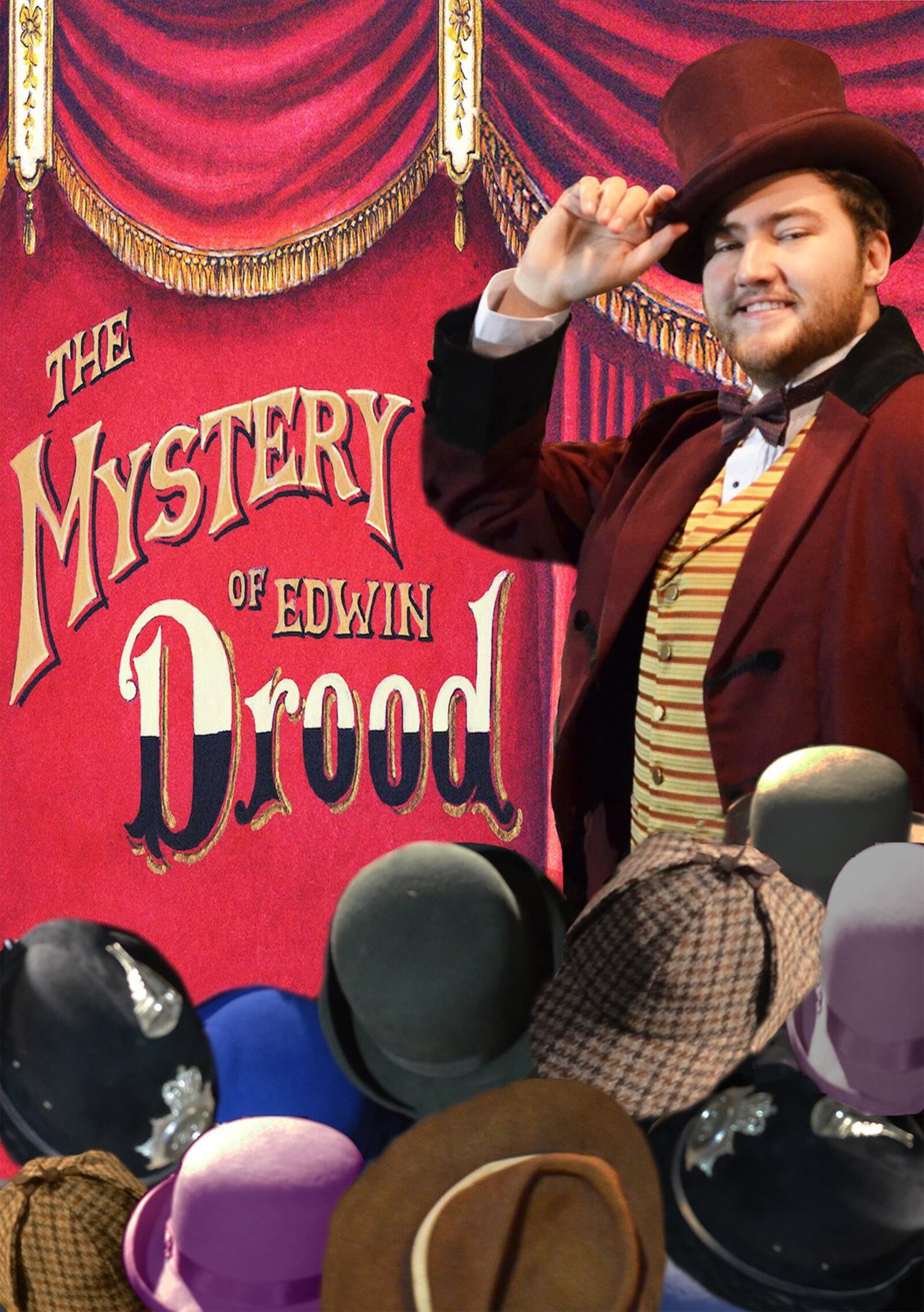 Tony Award-winning 1985 musical comedy whodunit The Mystery of Edwin Drood receives its Wright State University premiere beginning Thursday, March 15 in the Festival Playhouse of the Creative Arts Center. CONTRIBUTED