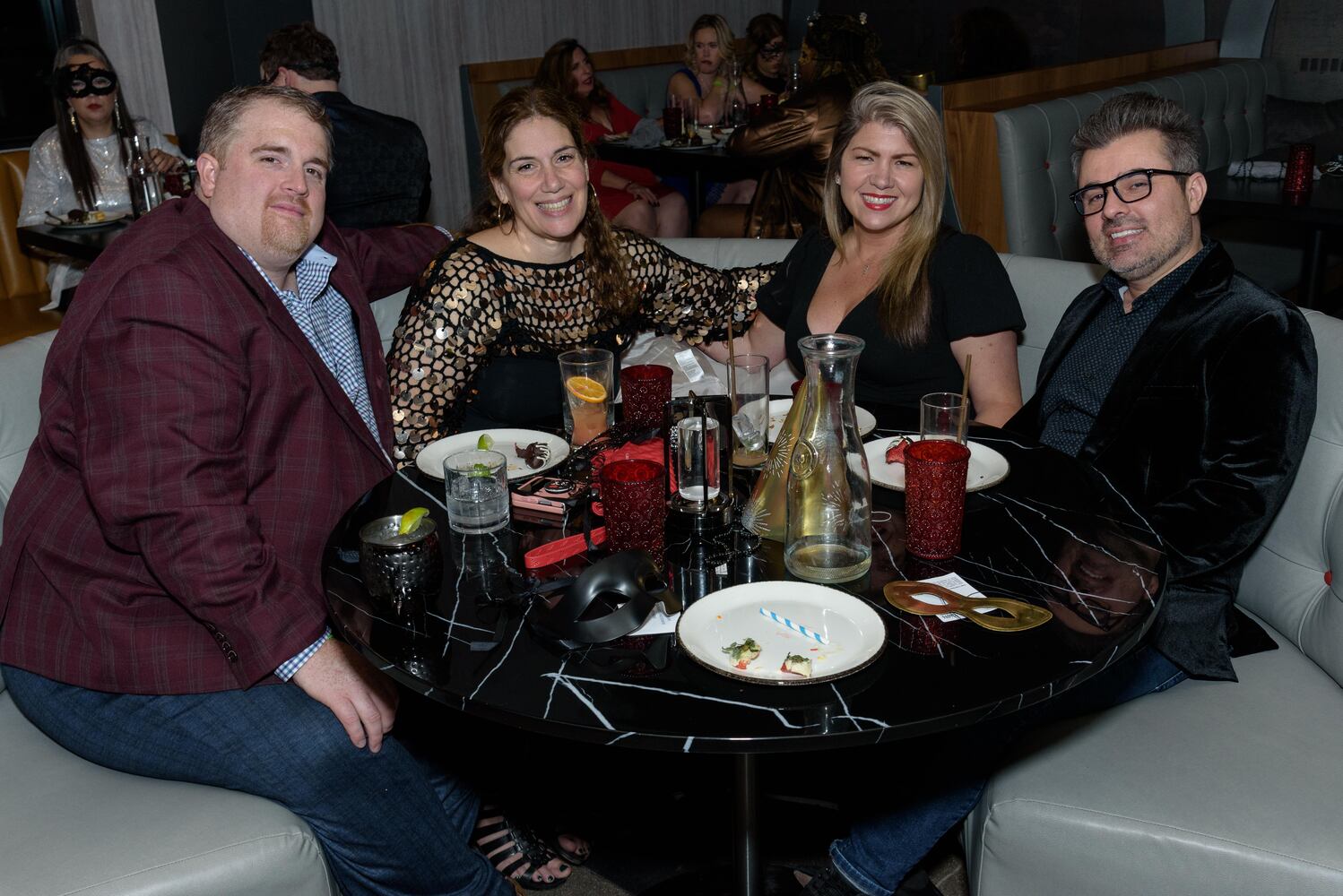 PHOTOS: Did we spot you celebrating New Year's Eve at The Foundry Rooftop's Midnight Masquerade?