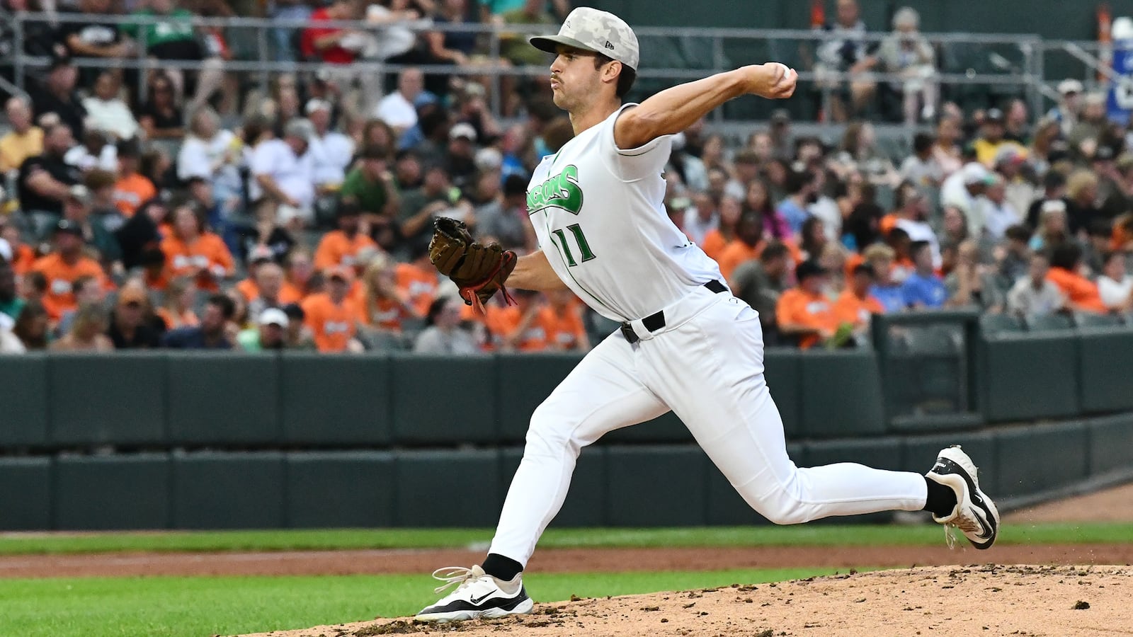 Dayton's Nick Sando had another strong start, going six innings and allowing two runs Saturday night at Day Air Ballpark. JEFF GILBERT/CONTRIBUTED