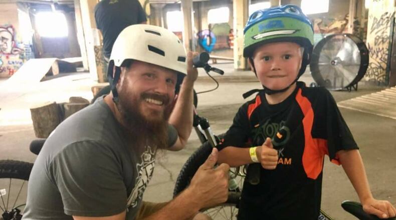 Educator and an biking enthusiast Mike Bisg has married two of his passions in creating Mike's Bike Park.