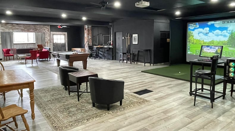 Flyer Lie Golf, a golf improvement center and event space, is now open at 29 N. Elm St. in West Carrollton (CONTRIBUTED PHOTO).