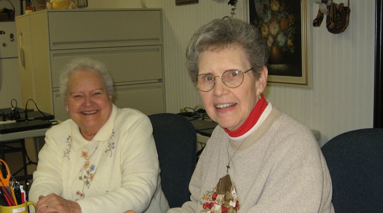The Brunner Literacy Center is the only adult literacy program in the local area. It was founded 10 years ago by two sisters of the Precious Blood, Helen Weber (left) and Maryann Bremke. Bremke remains involved with BLC today. CONTRIBUTED
