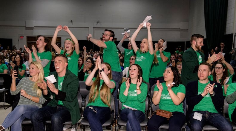 Wright State medical students all learn together where their future residency placements will be Match Day. CONTRIBUTED
